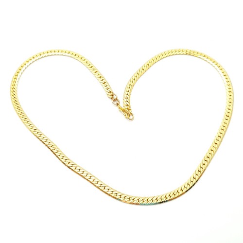 Vintage herringbone chain gold - vintage,