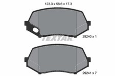 Fits TEXTAR 2924001 Brake Pad