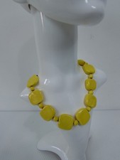 Vintage Chunky Yellow Resin