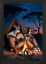 Wildebeest Camping Under