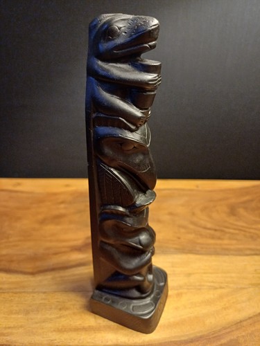 Boma black resin - resin, totem