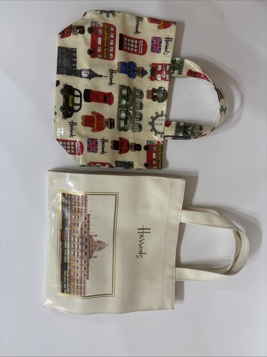 Two harrods pvc shopper - two,