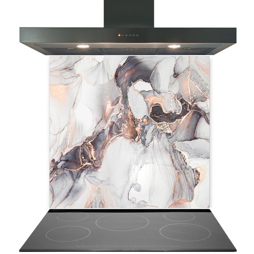 Glass splashback for kitchen - glass,
