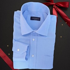 Canali Oxford Blue Shirt 16”