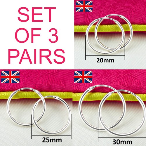 Sterling silver 925 hoop - sterling,