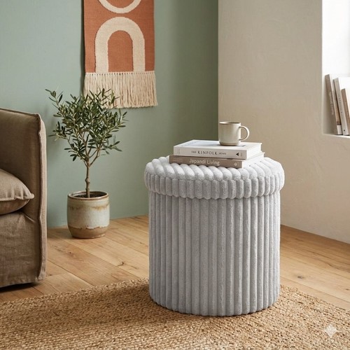 Storage box lid ottoman - storage,