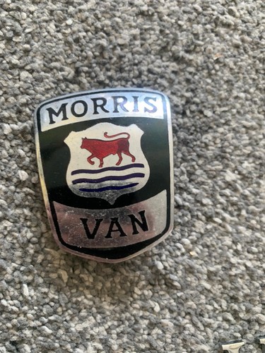 Morris van badge - van, badge/