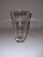 Vintage JOHN JAMESON & SON Red Label Embossed Base Tall Rocks Glass
