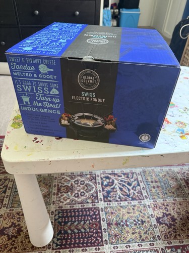 Swiss electric fondue set - swiss, with