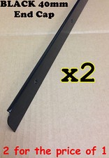 2 x Black Kitchen Worktop