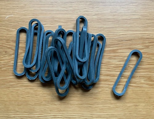 Rubber awning straight - 3",