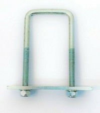 8mm Square U Bolts With Back Plates  U-Bolt For Boat And Live Stock Trailers 