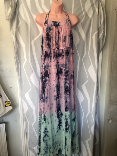 Boohoo tie dye maxi halter - boohoo,