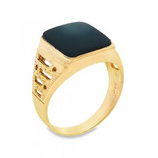 9ct Yellow Gold Rectangular