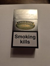 Amber leaf metal - amber, cigarette