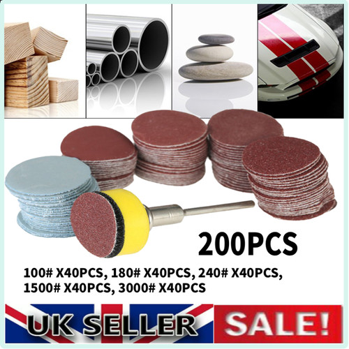 200pcs inch sanding discs - 200pcs, 1