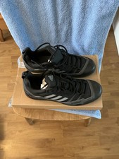 Adidas Terrex Men’s Solo Black Tracion Trail Running Trainers Size UK 9 Bnwb