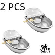 Qty2 Water Trough Bowl For Dog