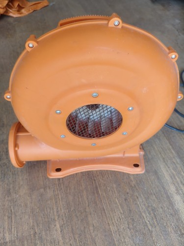 Orange bouncy castle blower - bouncy,