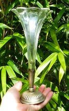 Vintage Epergne  Glass Vase