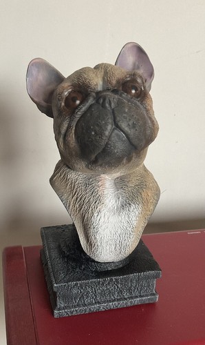 French bulldog resin statue - bulldog,