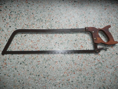 Vintage wood handled - handled, butcher