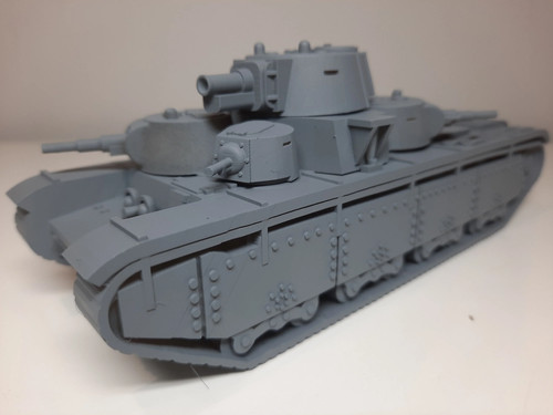 Wwii soviet t35b tank with - wwii,