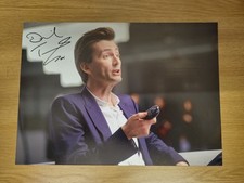 Hand Signed, Colour Photo Of David Tennant, 295mm x 210mm
