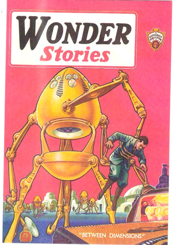 Science fiction comic book - science,