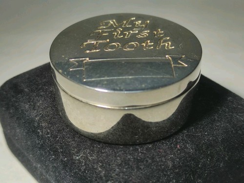 First tooth silver plated - first,