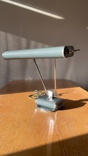 Eileen Gray Inspired Desk Lamp | Green & Chrome | Mid-Century Modern Design
