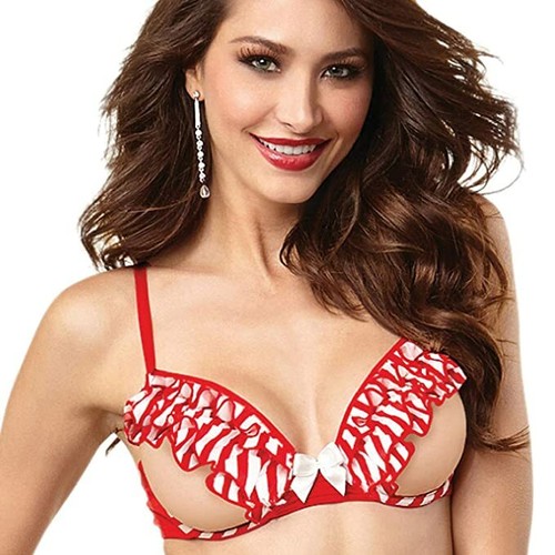 Open cup bra - open, sexy