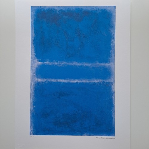 Mark rothko blue - -,