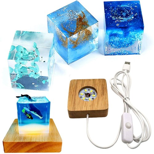 Resin led lights display base - resin,