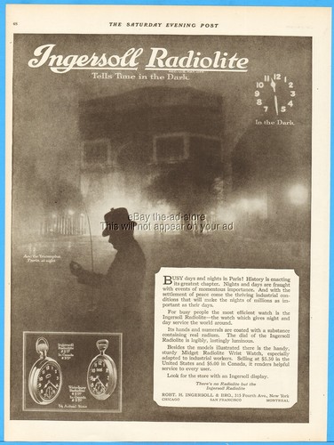 1919 ingersoll radiolite - 1919,