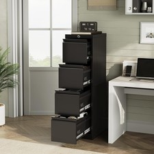 Metal File Cabinet, 4 Drawer