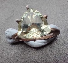 Gemporia Prasiolite Sterling Silver Ring