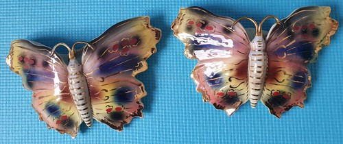 Pair hand painted - pair, g