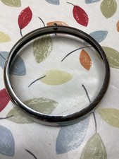 NEW  - 8" Chrome Classic Car / Motorcycle Headlight Rim Vintage (Bottom Fixing)
