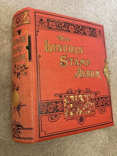 1906 dated lincoln stamp album - dated,