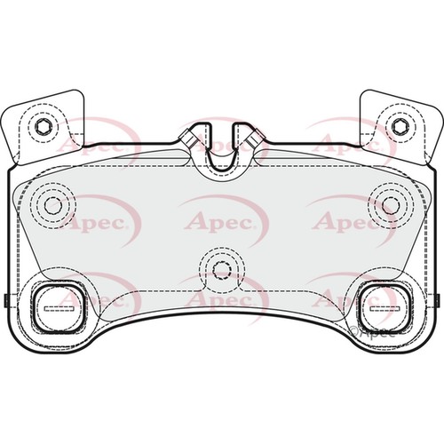 Brake pads set for - set, vw