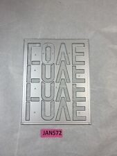 Love Background Card Die