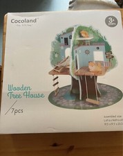 Cocoland Tree House Wooden Dolls House Pretend Play Boy / Girls. 