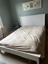 John Lewis White Double Bed