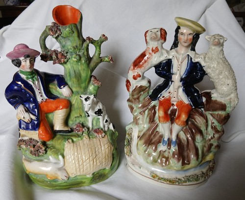 Two antique staffordshire - two,
