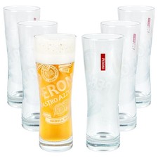 Peroni Beer Glasses | Premium Italian Drinking Glasses | Dishwasher Safe | Pe...