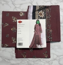 Khaadi 3 Piece Floral Printed Lawn Suit, Unstitched , Free Postage