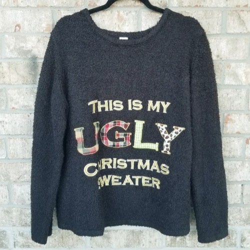 Black ugly christmas - black, holiday