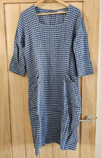 Sahara Dress M  Blue White