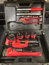 rothenberger pipe threading kit 1 inch 3/4 & 1/2 inch dies